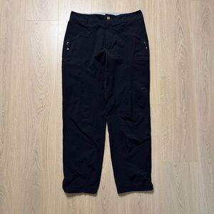 Vintage Mountain Hardwear Utility Softshell Pants Mens Medium 33 Black Gorpcore